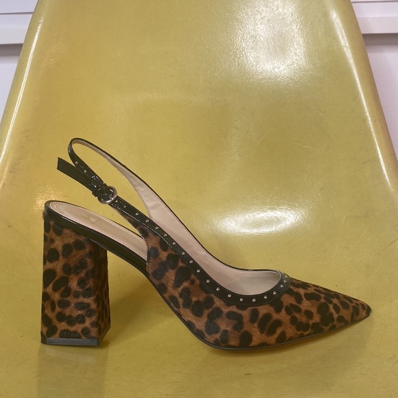 Marc Fisher Faux Cheetah Hair Slingback Heel - Picture 5 of 11